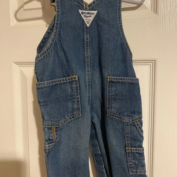 Oshkosh B’Gosh Denim Overalls  - 6 months - Picture 4 of 7